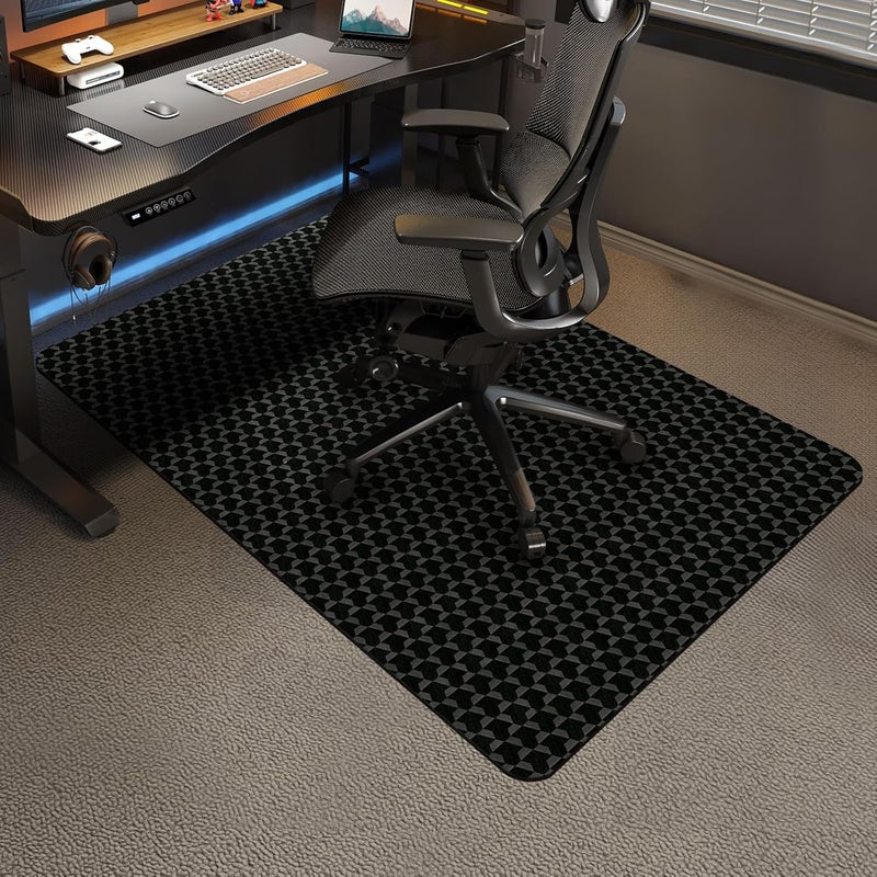 Vicwe Office Chair Mat for Carpet, 55"x36" Anti-Slip Waterproof Floor Protector Desk Chair Mat for Rolling Chairs, Heavy Duty Chair Mat with Studs,Easy Glide Floor Mat for Home,Gaming - Image 1